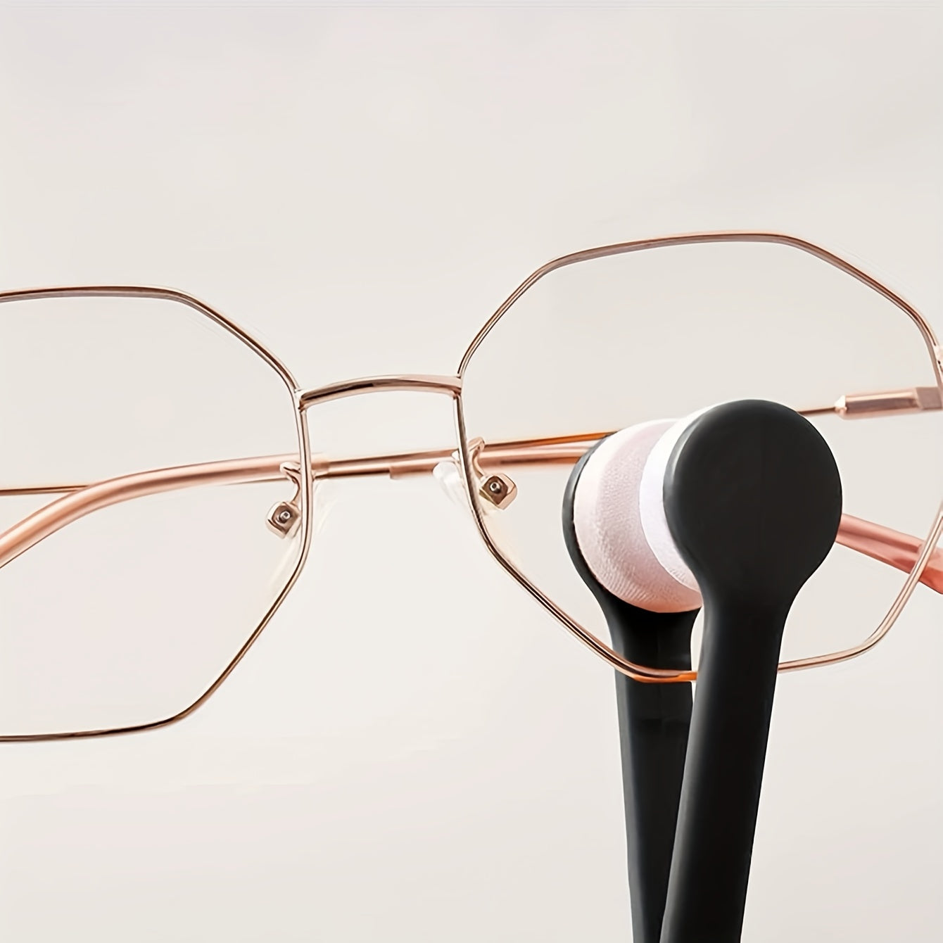 Eyeglasses Cleaning Brush Portable Microfiber Wipe Cleaner Accessories