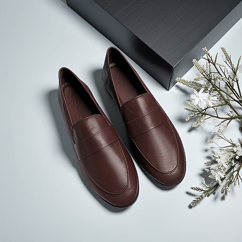 Women's Synthetic Slip-On Flat Shoes Casual Work Comfortable Lightweight