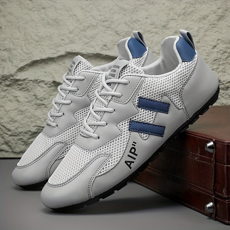 Erkaklar uchun nafas oladigan pastki yugurish poyafzallari, rangli blokli zamonaviy krossovkalar, barcha mavsumlar uchun ochiq havoda mashq qilish uchun