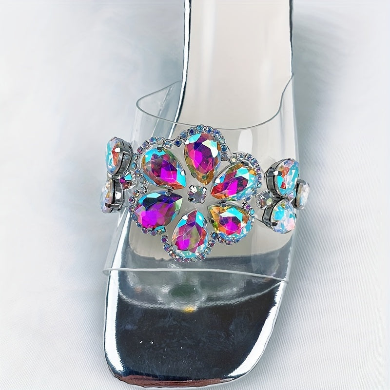 DIY Rhinestone Applique for Shoes and Wedding Gowns with Adhesive Backing