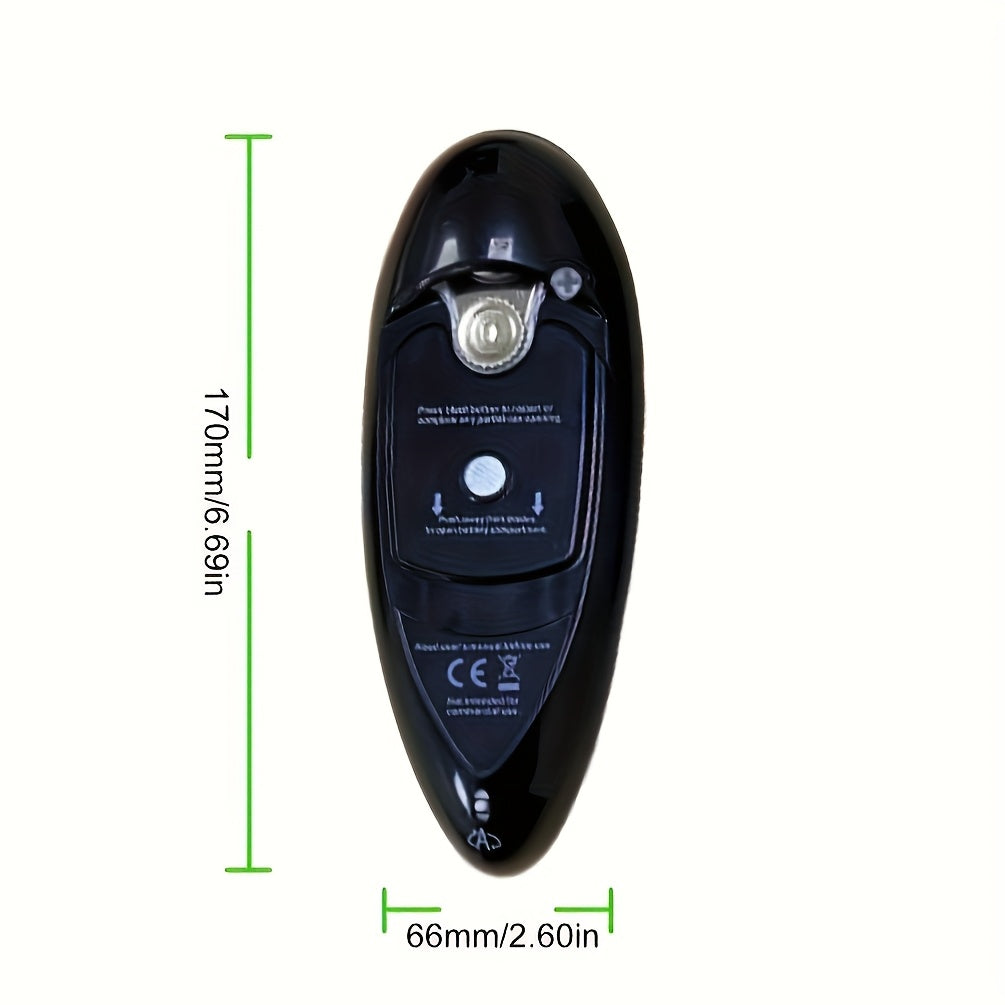 Электрическая открывалка для консервов с автоматической открывалкой для банок и бутылок, без рук, с выталкиванием крышки, на батарейках, из прочного пластика