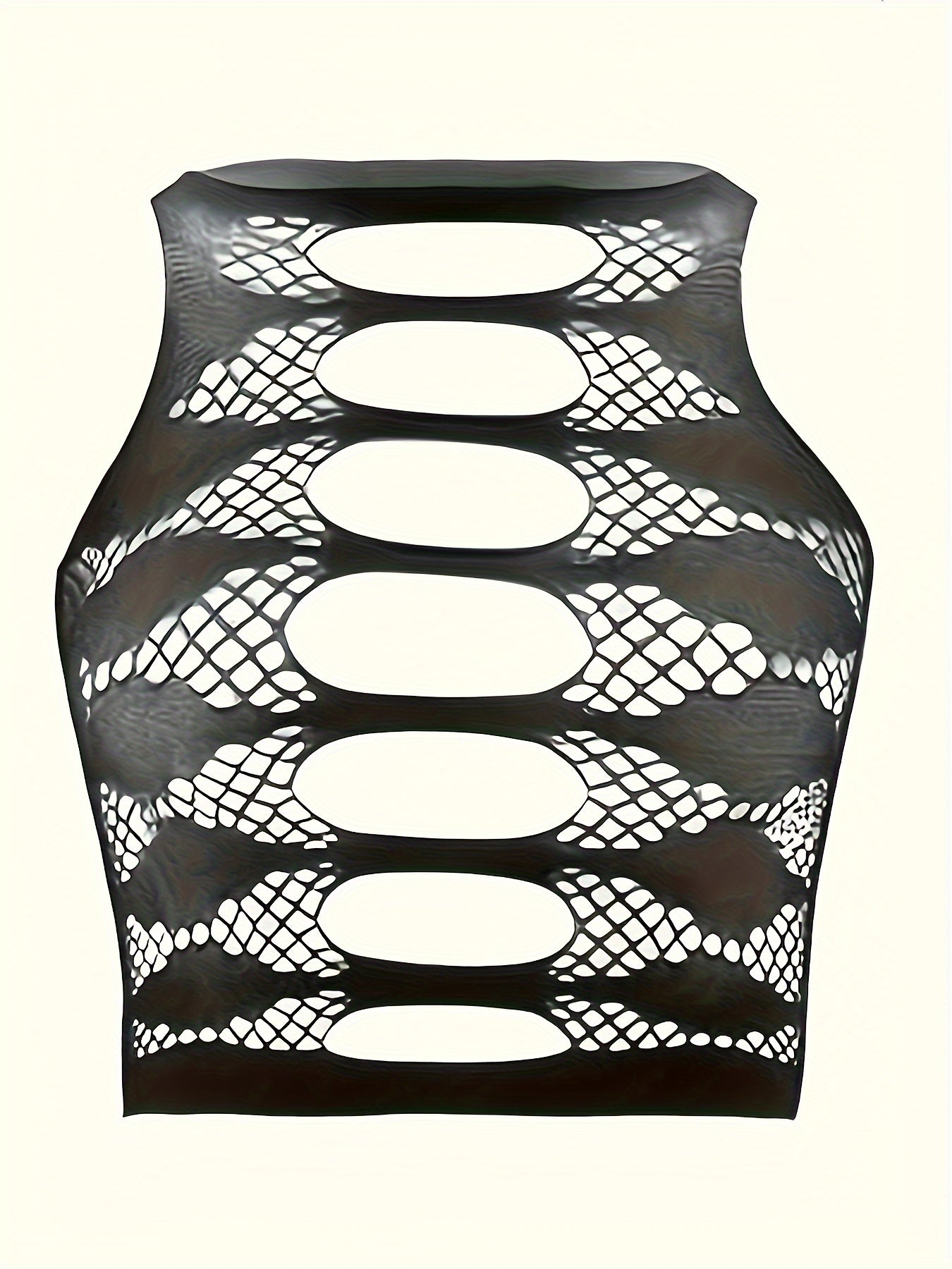 Black Lace Bodysuit and High-Waisted Shorts Set for Women