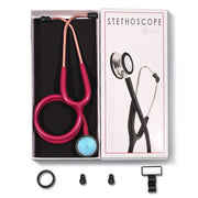 Professional Cardiology Stethoscope for Nurses and Doctors Double-Sided Portable Medical Exam Tool
