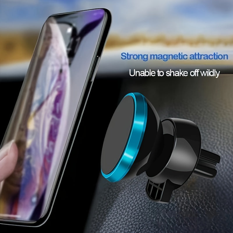 Universal avtomobil telefon uchun tutqich, havo ventilatsiyasi uchun magnit o'rnatish, panel uchun dok
