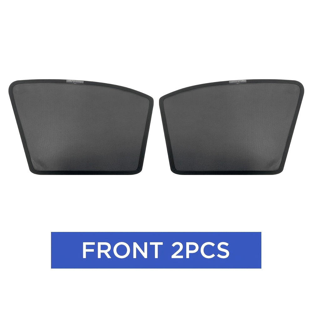 Car Sunshade Polyester Magnetic Window Privacy Front Passenger Side