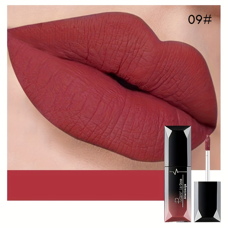 Velvet Matte Liquid Lipstick Long-Lasting Waterproof Berry Nude Tones