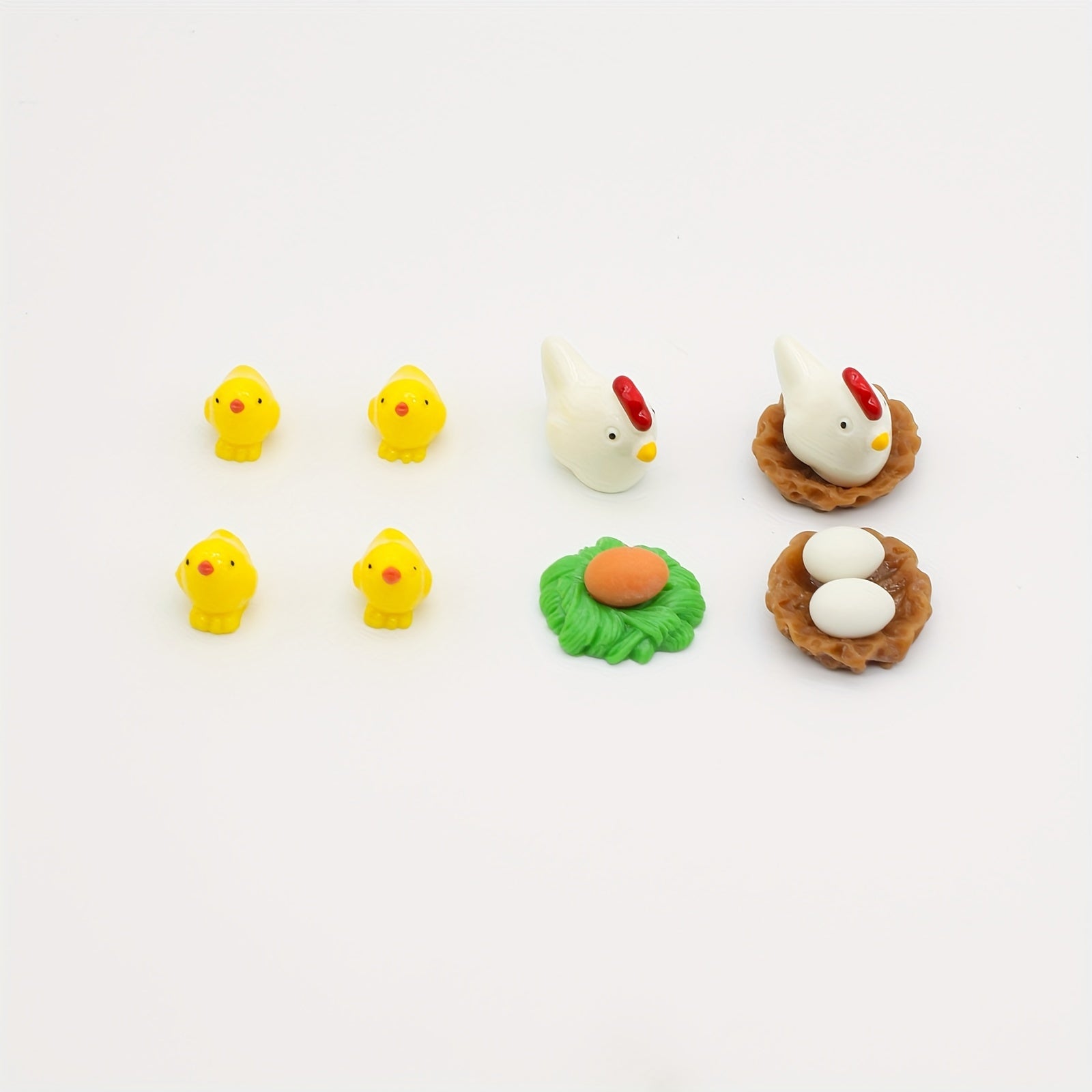Unisex Resin Chicken Egg Shoe Charms Vibrant Yellow 3D Animal Decorations