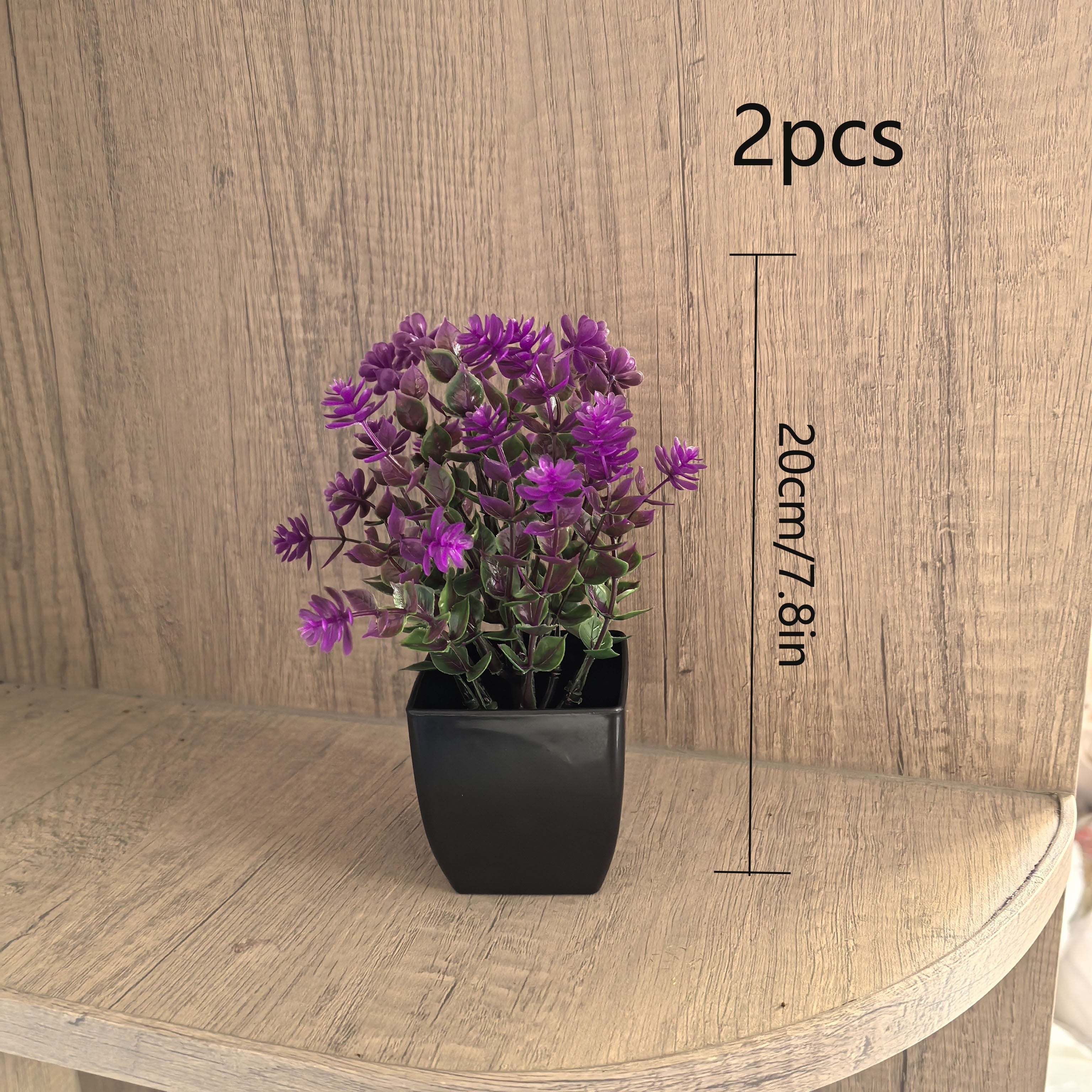 Artificial Plants Mini Eucalyptus and Grass Potted Decor for Home Office