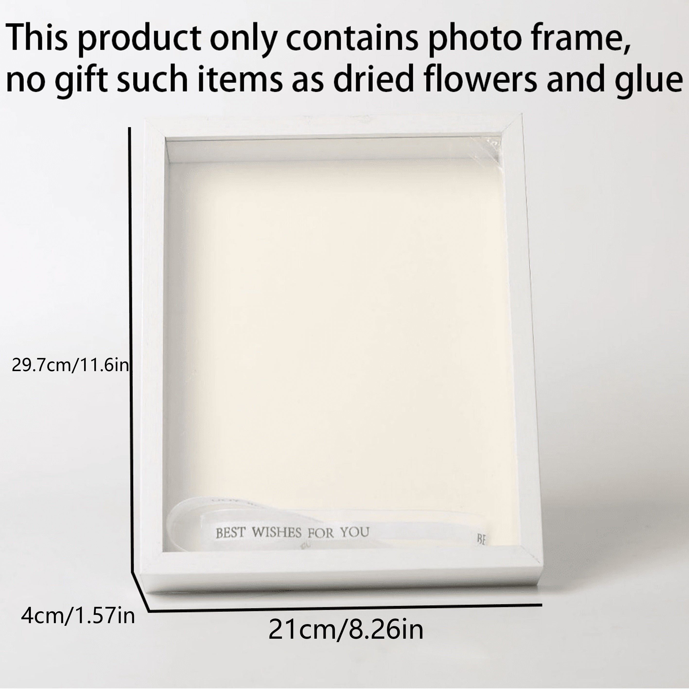 DIY Stol usti bezak: Quruq gullar, o'simliklar va namuna ko'rsatish uchun bo'sh fotosurat ramkasi