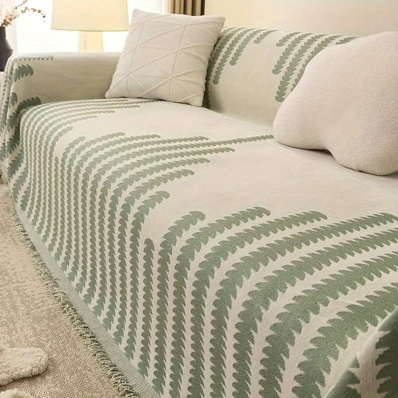 Chenille Sofa Slipcover All Seasons Modern Simple Furniture Protection Home Decor