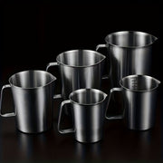 Stainless Steel Measuring Cup with Scale for Baking and Kitchen Use
