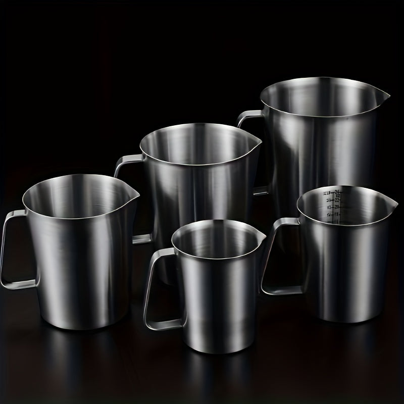 Stainless Steel Measuring Cup with Scale for Baking and Kitchen Use
