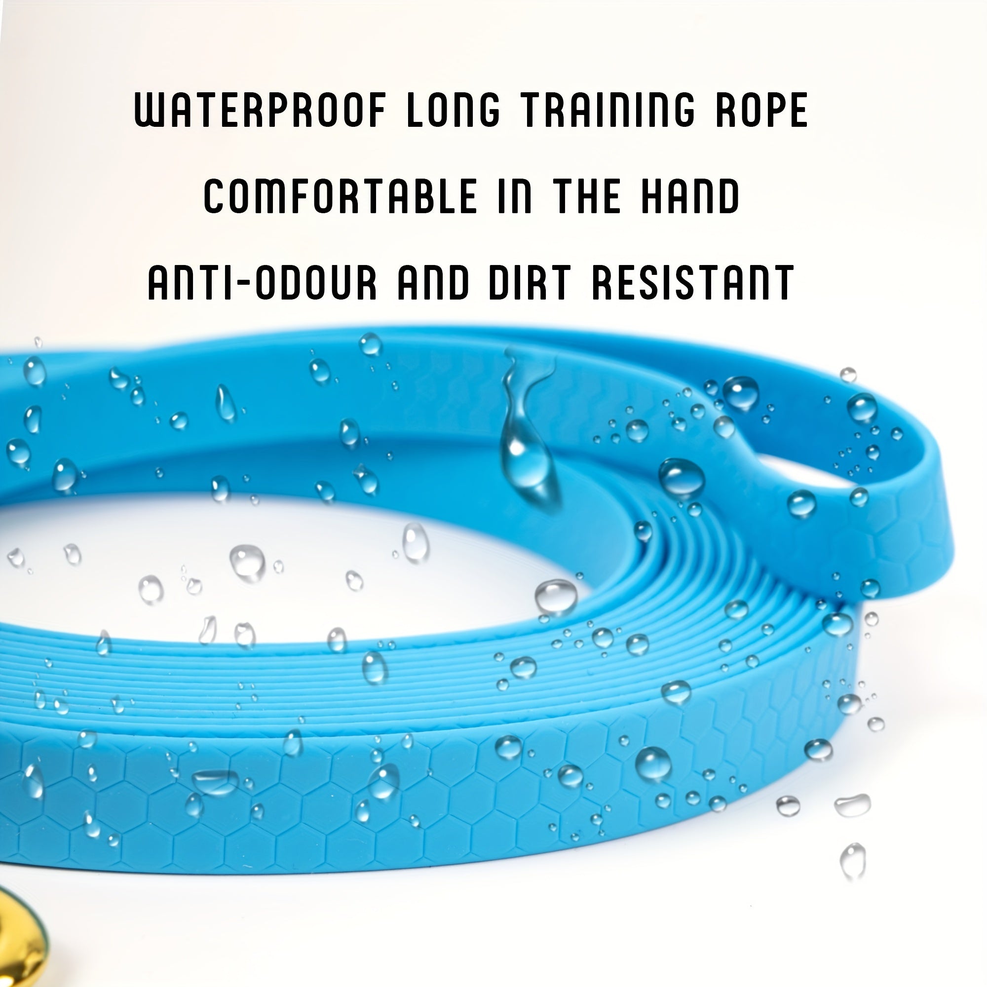 Waterproof Vinyl Dog Leash for Large, Medium, Small Dogs 10-50 Ft Training Outdoor