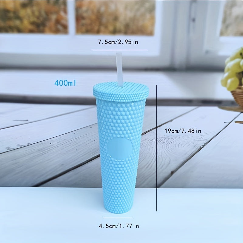 Juego de 3 tazas de pajilla de viaje de gran capacidad para niños con fácil transporte