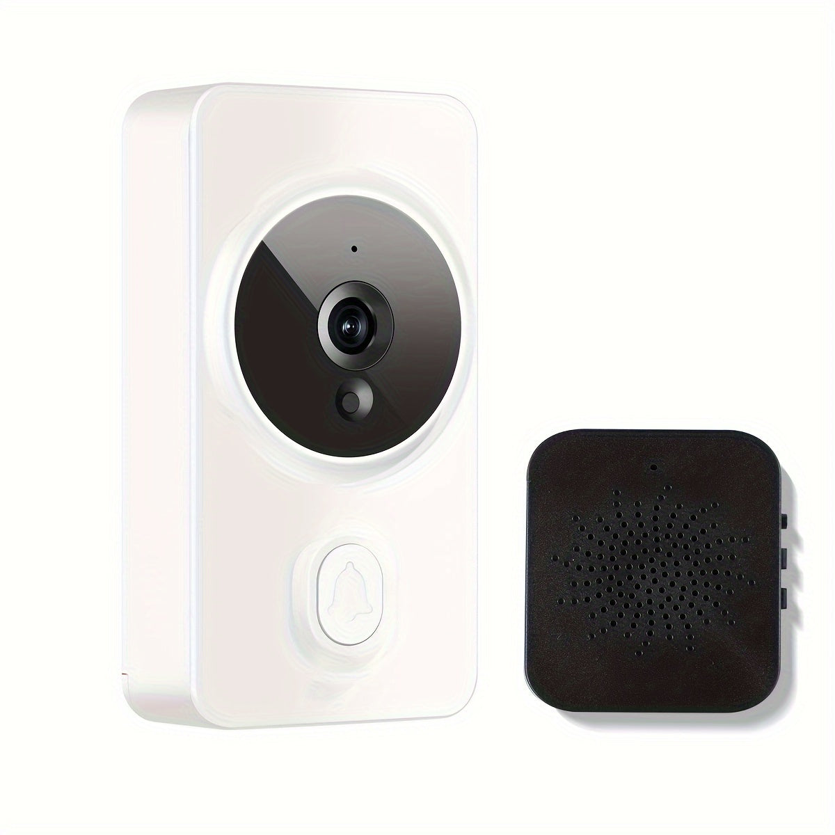 Wireless Video Doorbell with WiFi App Control Two-Way Audio Night Vision Cloud Storage Battery Powered