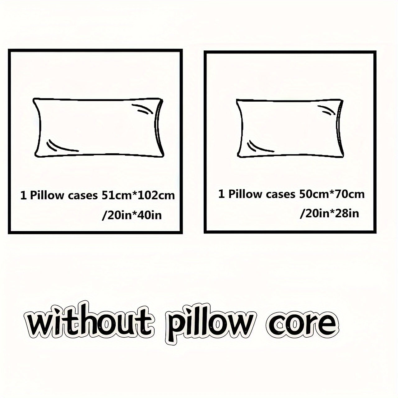 Set of 2 Hypoallergenic Floral Pillowcases with Deep Pockets and All-Season Garden Print