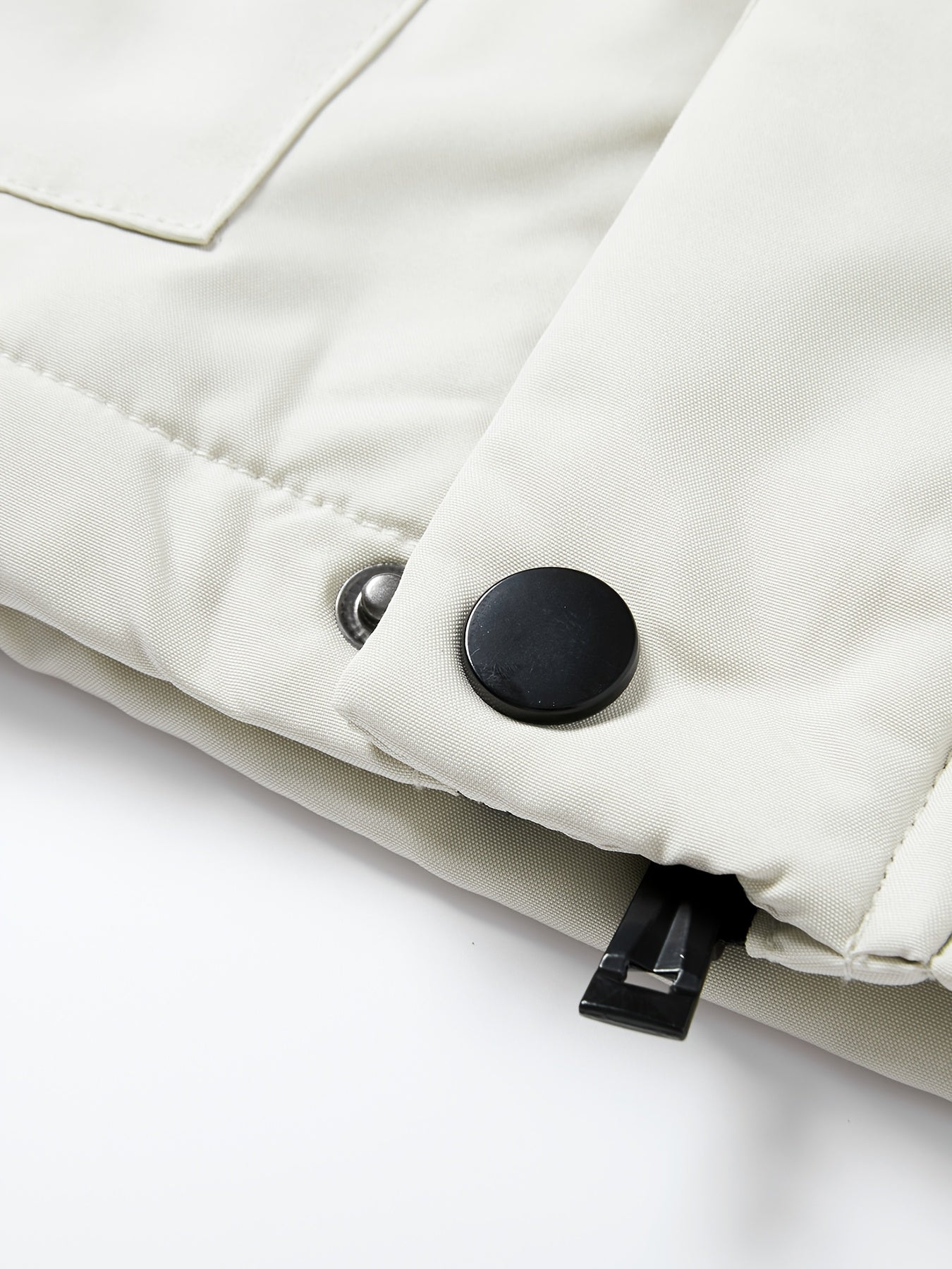 Chaqueta de vuelo de invierno para hombre talla plus, en rojo, con capucha desmontable, ribete de piel sintética, bolsillos, para exteriores y uso casual