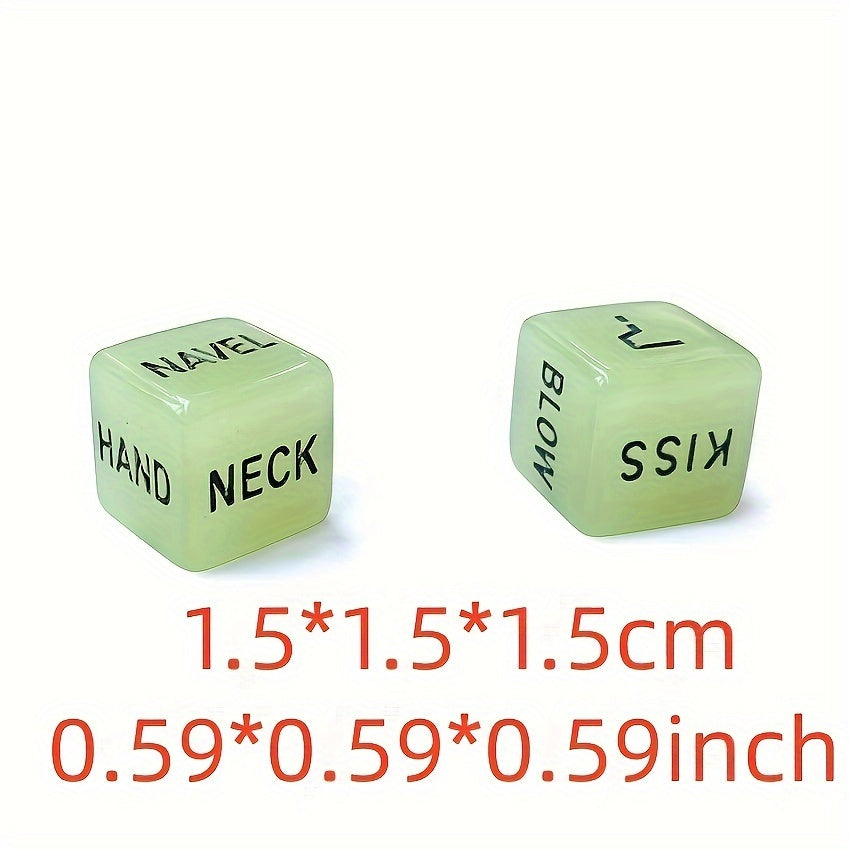 Glow-in-the-Dark Couple Sex Toy Fun Dice Flirting Game