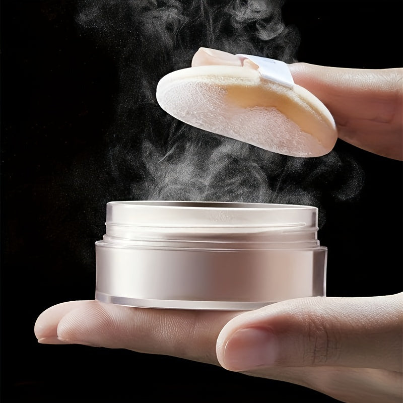 Polvo suelto fijador de maquillaje a prueba de agua, control de grasa, resistente al sudor, acabado mate para todo tipo de piel