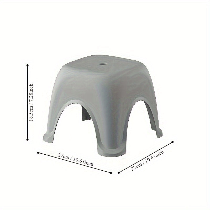 Taburete infantil de plástico multifuncional antideslizante y vibrante para baño y sala de estar