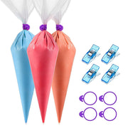 Disposable Piping Bags Set 108 Pieces for Cake and Cookie Decorating