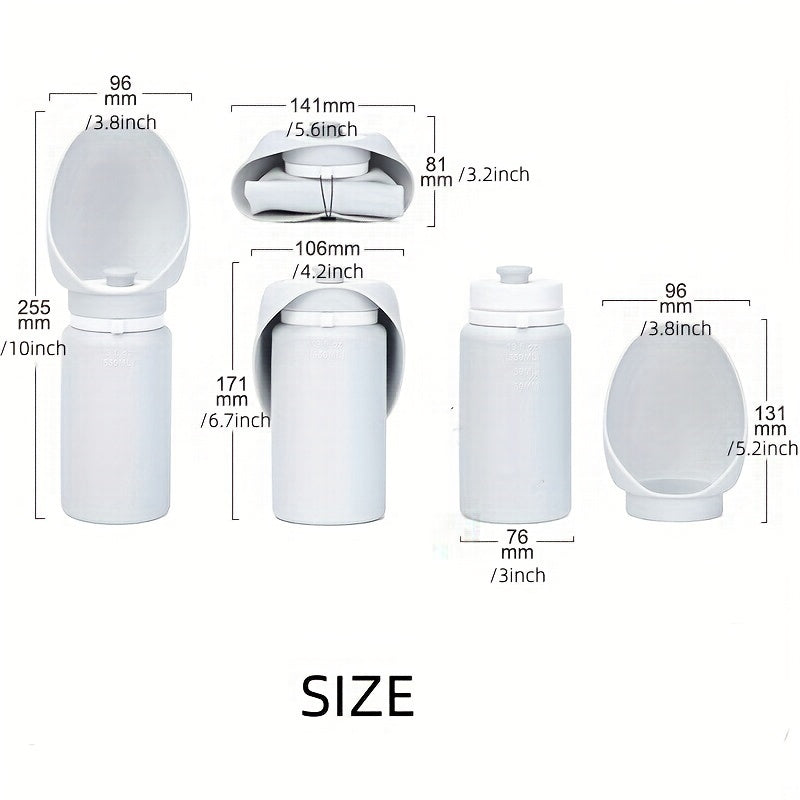 Portable Dog Water Bottle with Silicone Foldable Dispenser and Leak-Proof Feeder Bowl