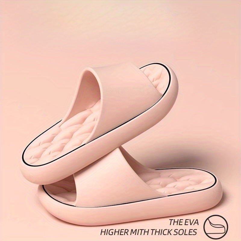 Mens and Womens EVA Slip-On Sandals Soft Beige Indoor Outdoor Shoes