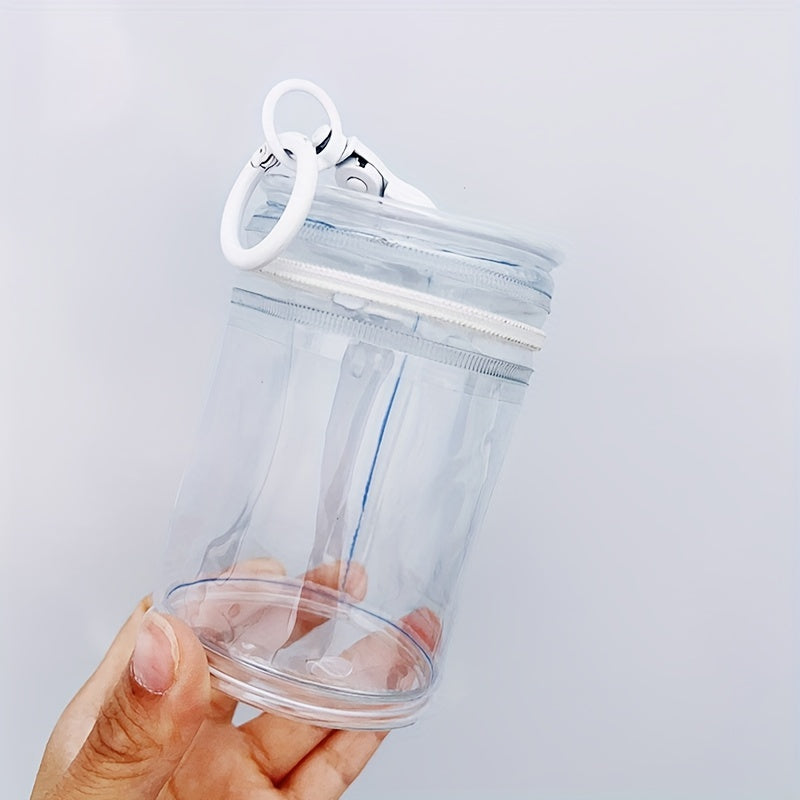 Transparent Hanging Doll Display Bag with Bubble Mart Mystery Box Design