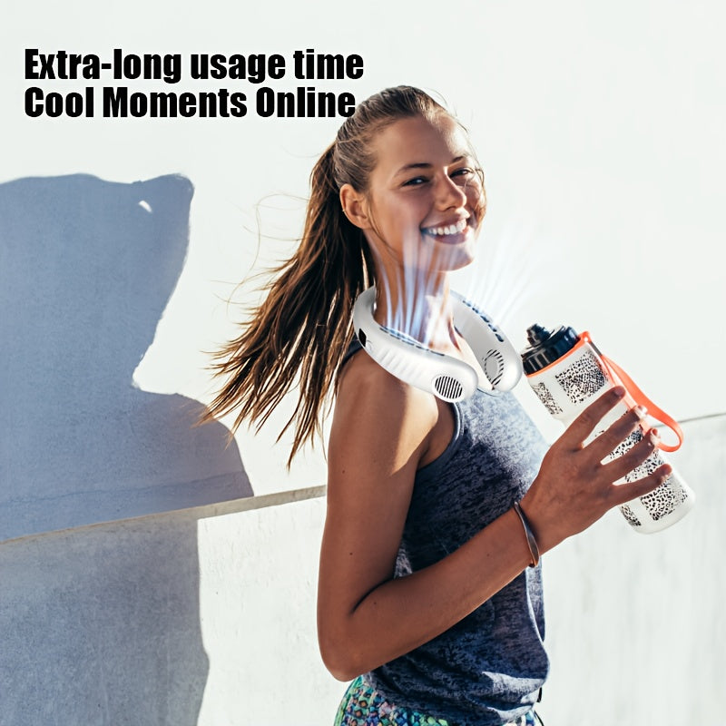 Mini USB Portable Air Circulator Fan with Hot Cold Air Adjustable Speed Silent Operation for Travel Home Outdoor