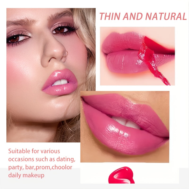 Pink Matte Lip Gloss Waterproof Long-Lasting for All Skin Types