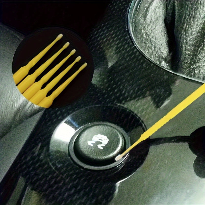 100 dona Mini Micro Detal Avtomobilni Tozalash cho'tkalari chiqish ventilatsiya bo'limi bo'yash uchun