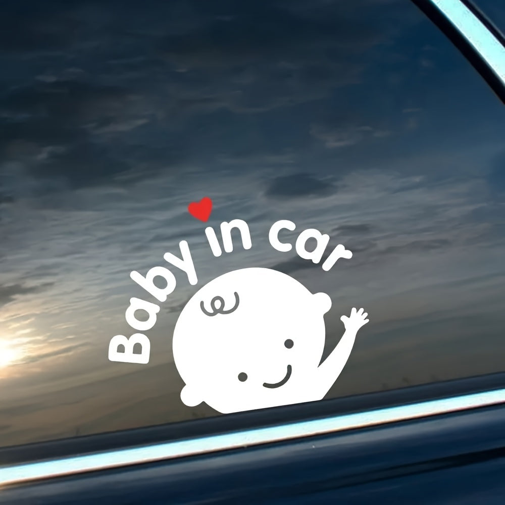 Kids Watercolor Cartoon Car Window Decal Waterproof Car Sticker