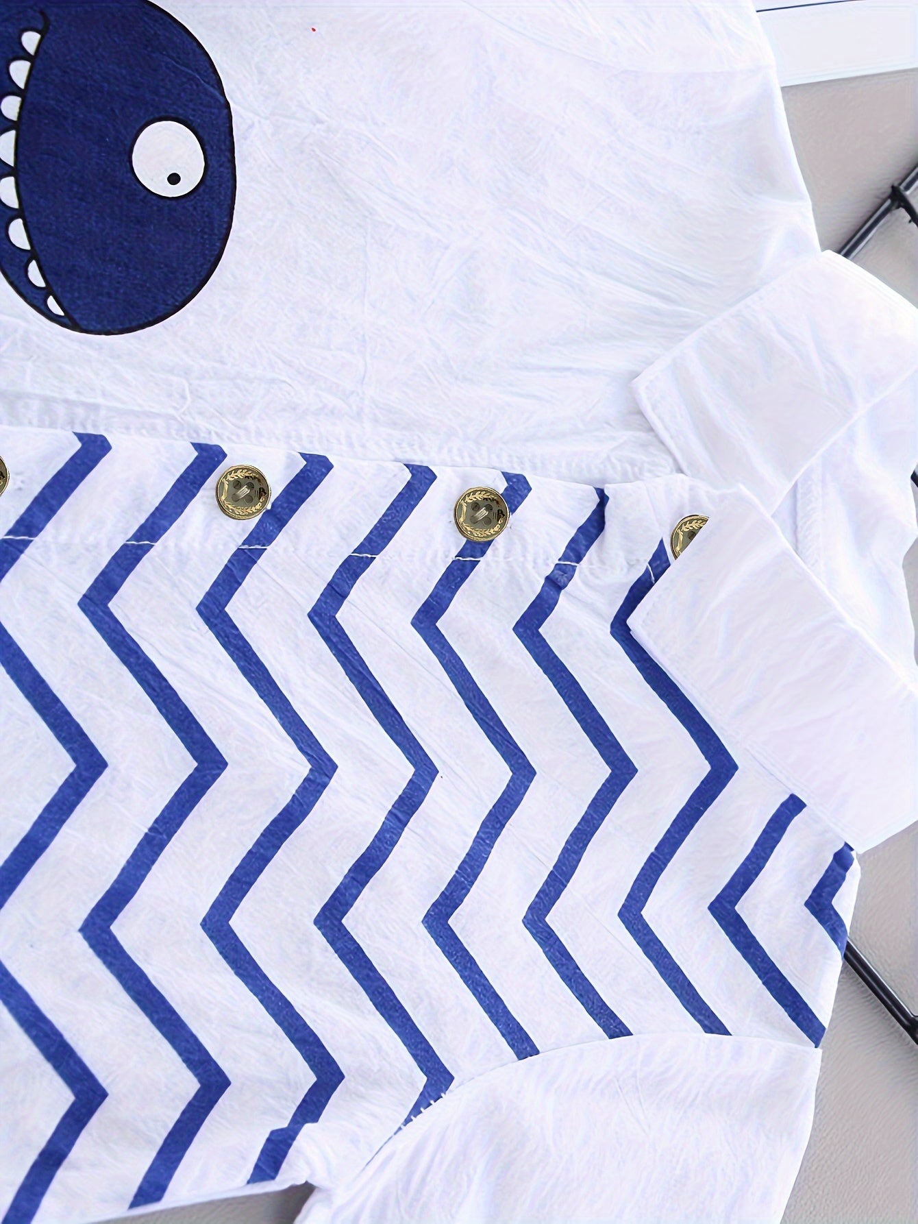 Boys Dinosaur Cartoon Shirt and Shorts Set Cotton Blend Casual Summer Outfit for Kids