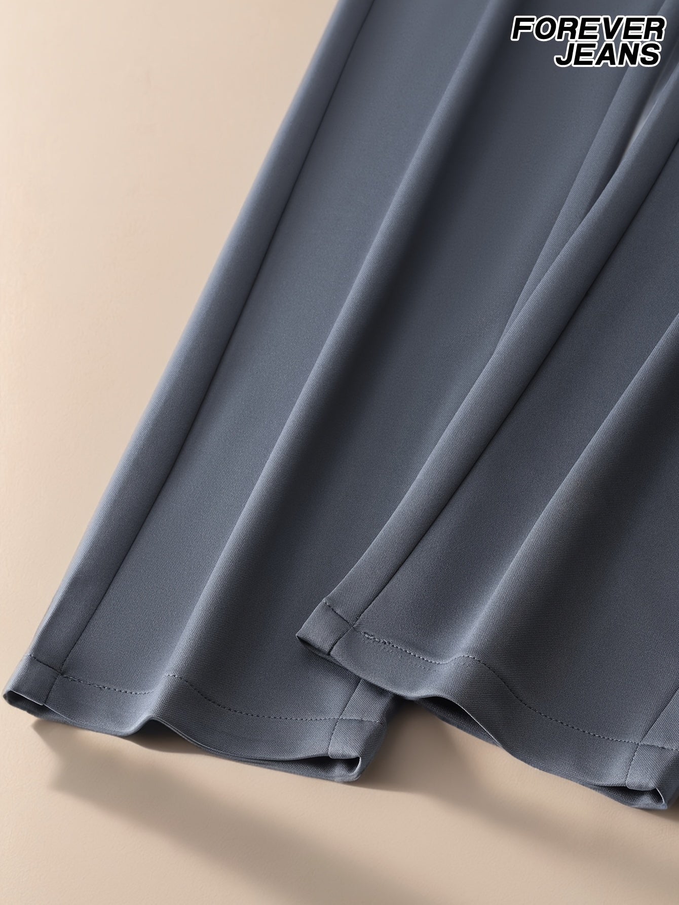 Мужские черные классические брюки из эластичного полиэстера и спандекса для офиса и работы