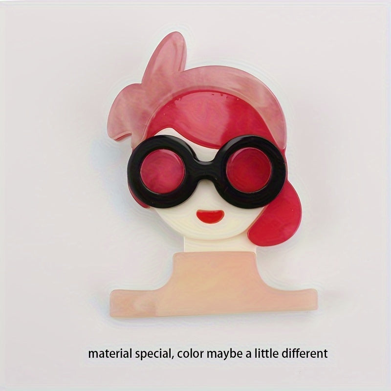 Women's Acrylic Brooch Accessories Elegant Stylish Fashion Jewelry