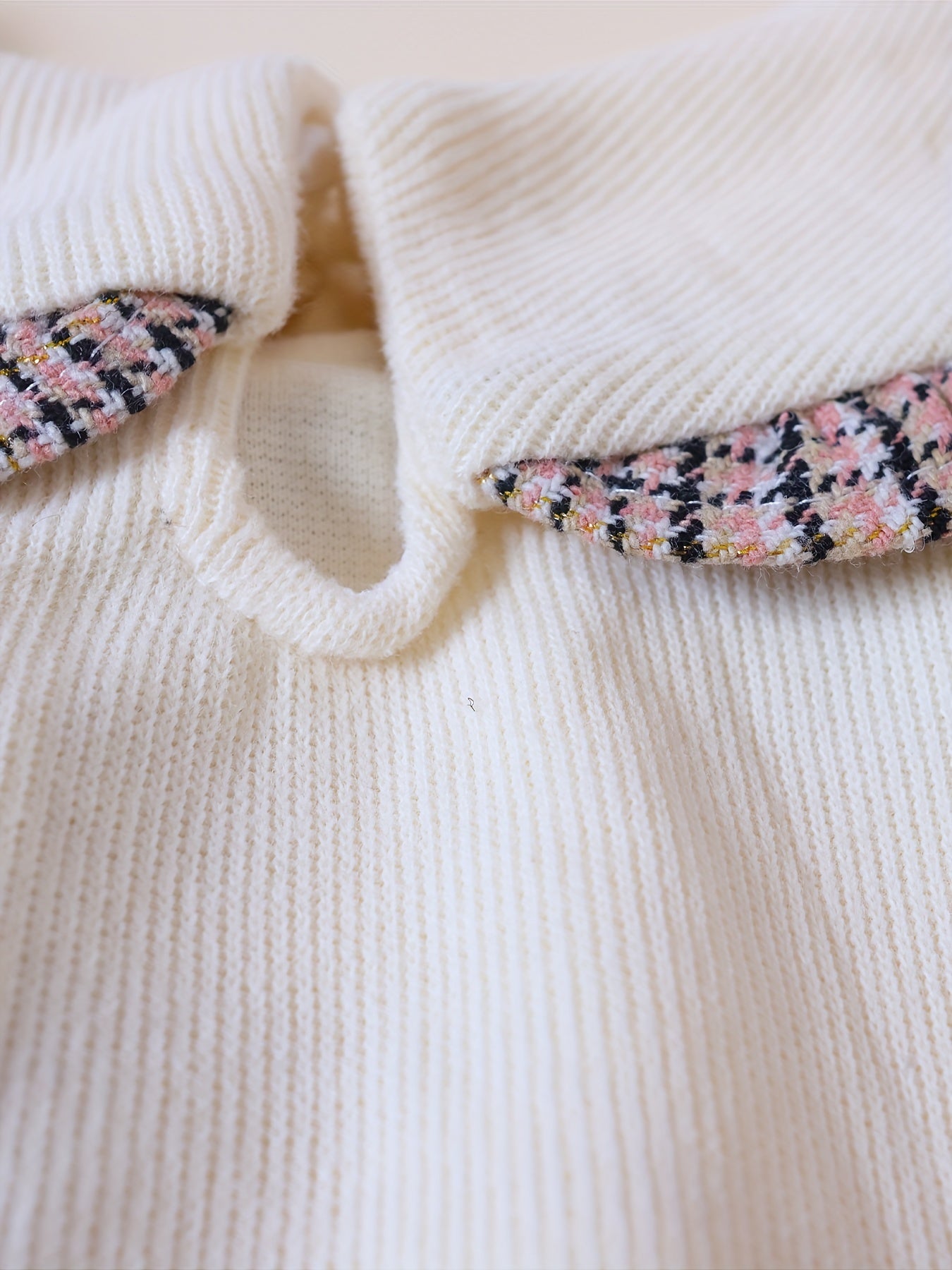 Qizlar uchun paxta yubka to'plami, tikuvli yuqori qismi va plitkali yubka - Norasmiy, oson parvarish qilinadigan, shaffof emas