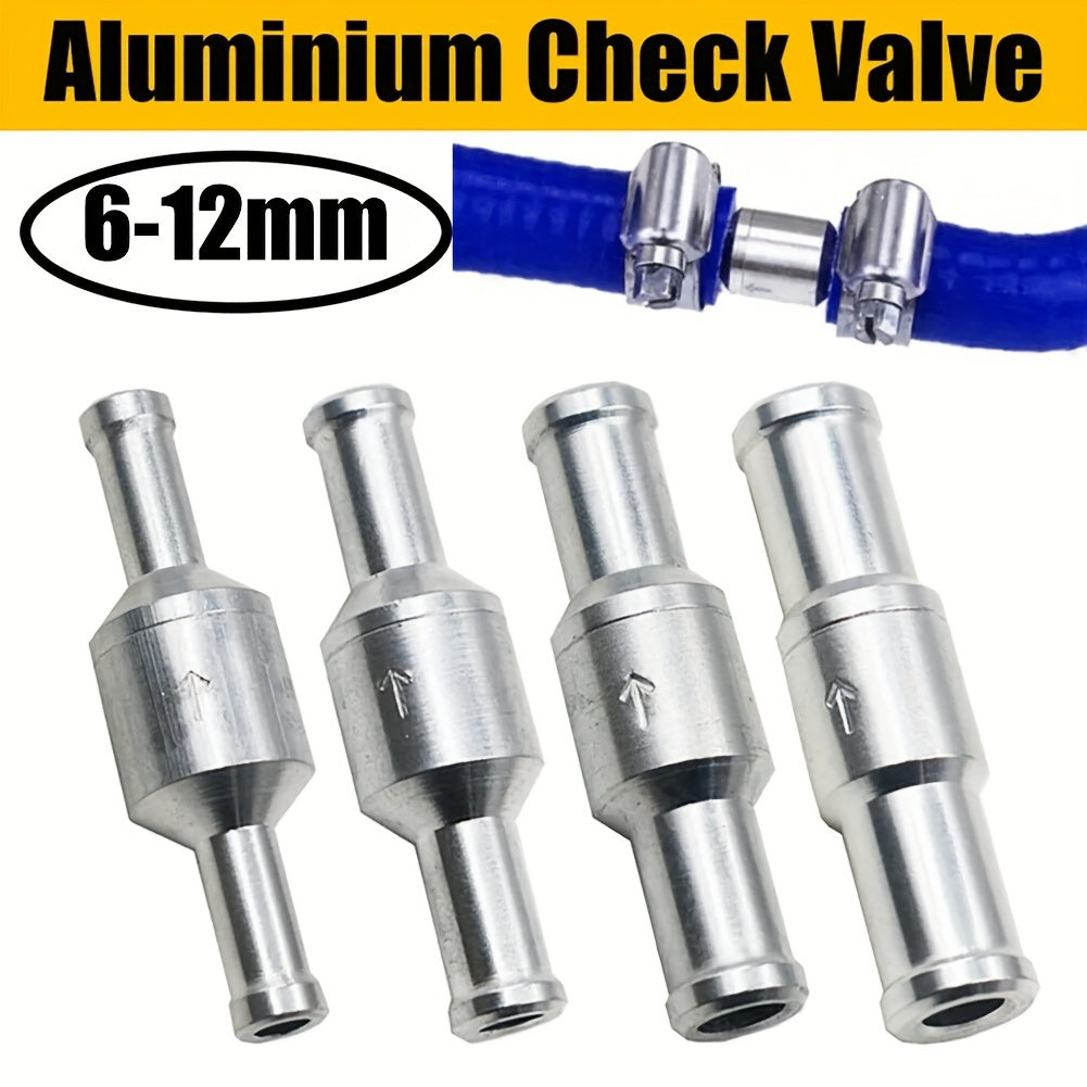 Universal Aluminum Alloy Fuel Check Valve 6/8/10/12mm Diesel Gas Engine