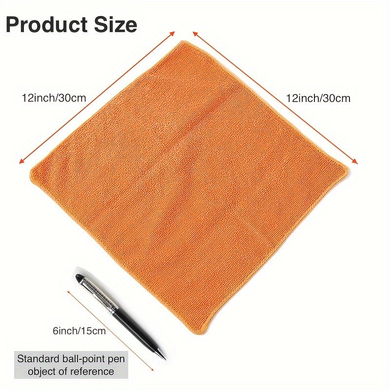 Microfiber Cleaning Cloths Set 30x30cm Soft Absorbent Non-Shedding Space Theme for Kitchen Bathroom Living Room Office