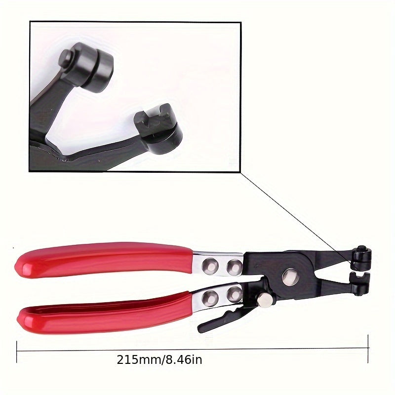Alicates profesionales de anillo de retención de acero de alta resistencia para tuberías de agua de coche y abrazaderas