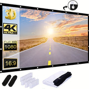 Portable HD Projection Screen 72-100 Inch Foldable Indoor Outdoor Anti-Wrinkle