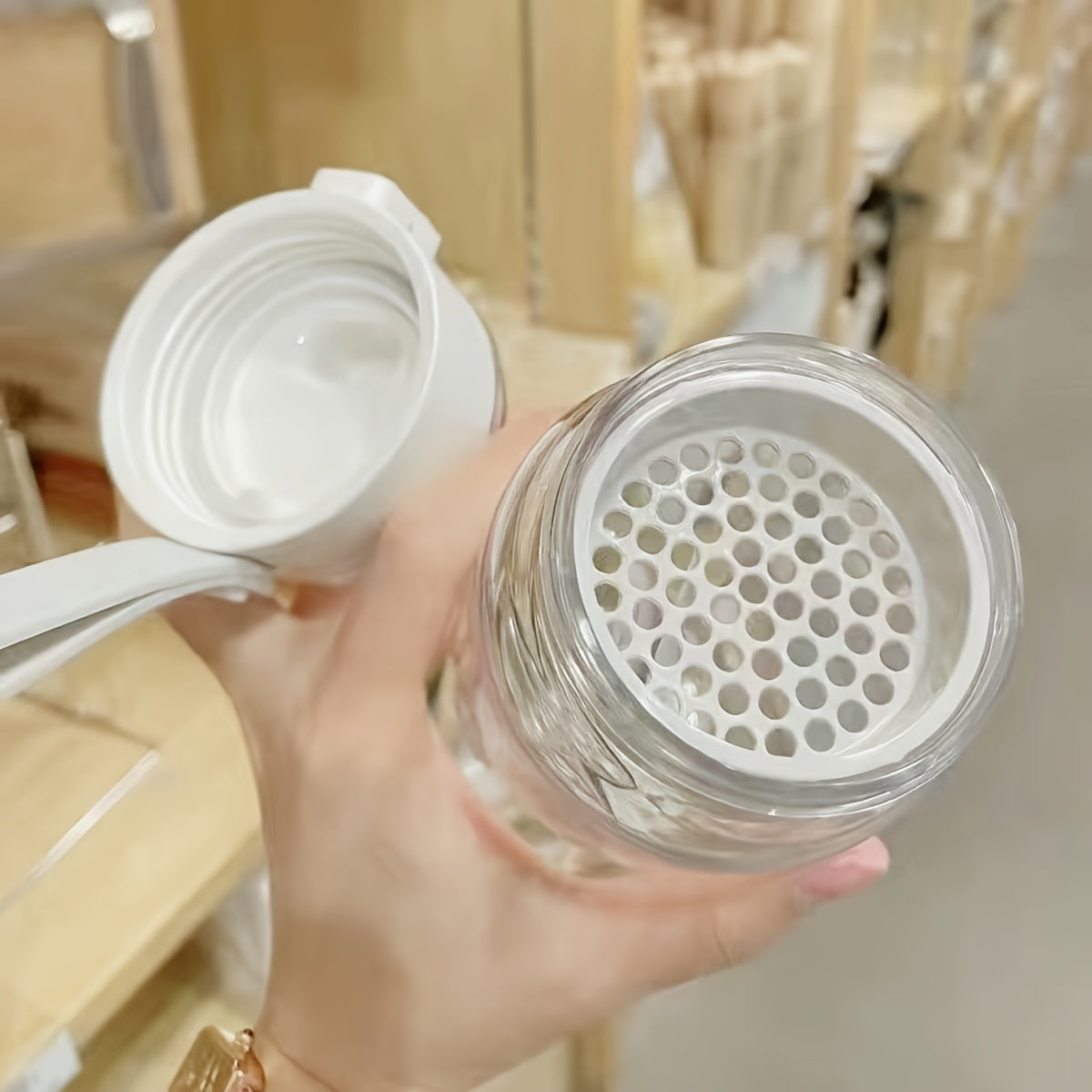 Sports Water Bottle Lightweight Plastic Travel Cup for Hiking and Office Use