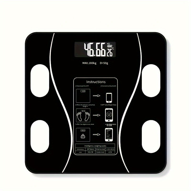 Wireless Smart Digital Weight Scale with LCD Display for Home and Office