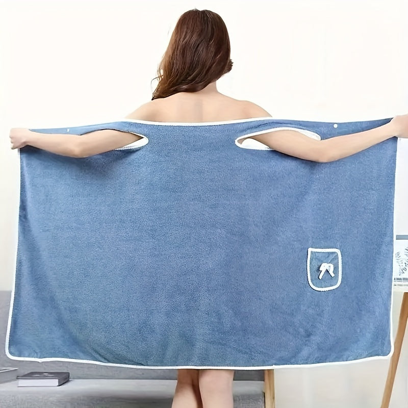 Adult Bath Towel Thick Quick-Drying Soft Skin-Friendly with Bow