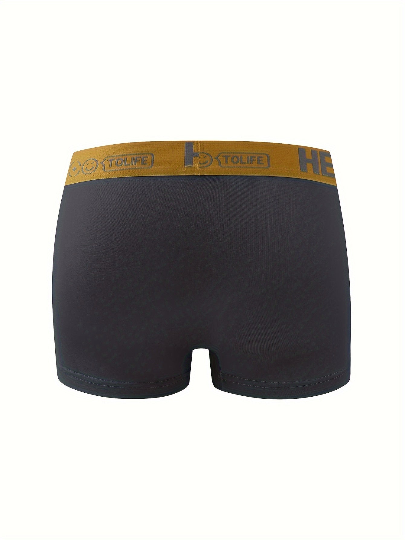 14pcs Men's Boxer Briefs Breathable Quick-Drying High Stretch Sports Trunks with 'Hello' Print