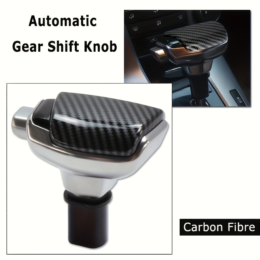 Leather Gear Shift Knob for Automatic Transmission, Universal Car Accessory