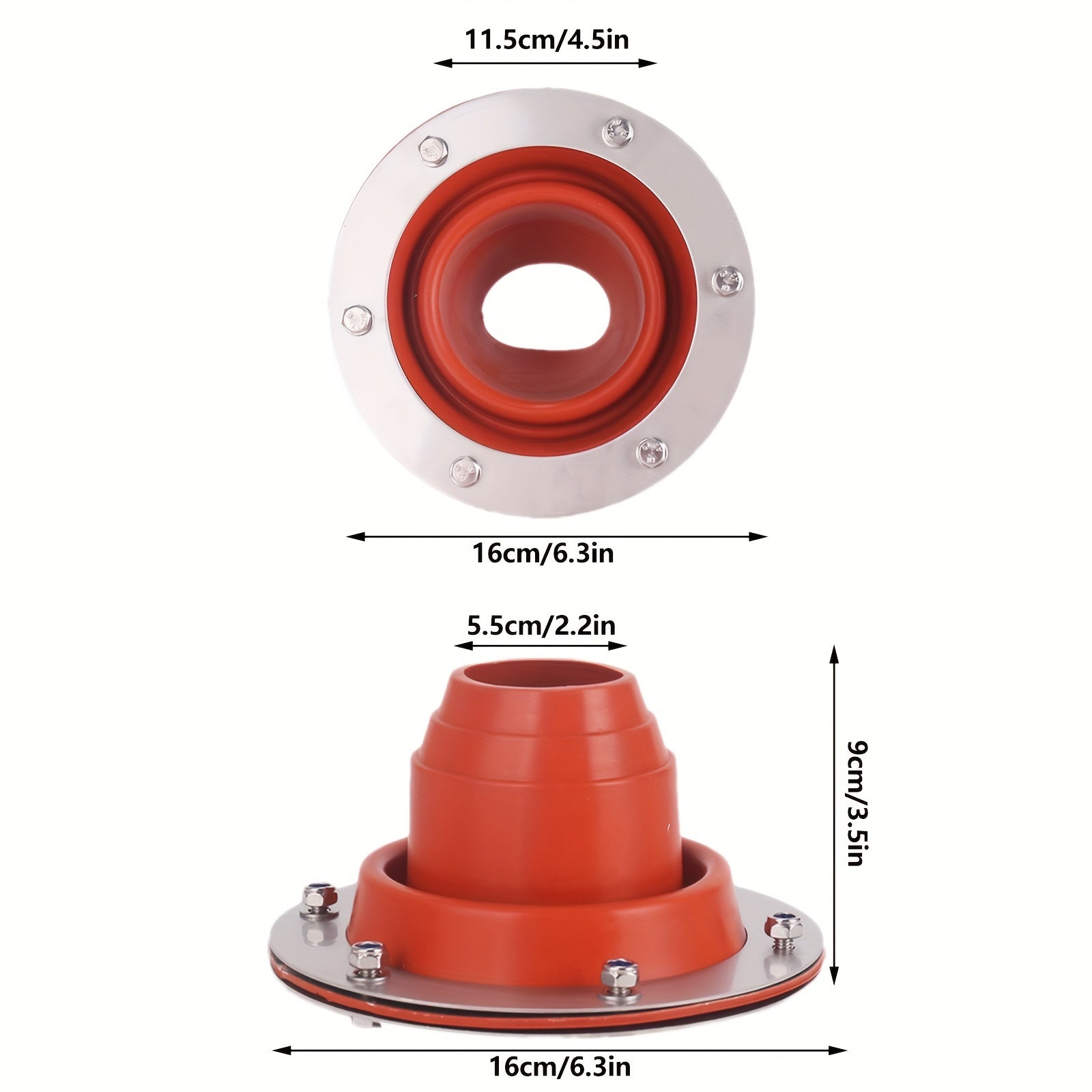Silicone Tent Pipe Seal Kit for Camping Heating Cooling Equipment