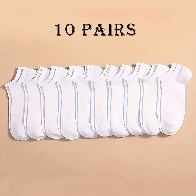 Lightweight Breathable Ankle Socks Pack of 10 20 40 60 for Sports and Daily Wear