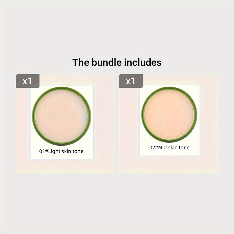 Women Foundation Powder Hydrating Oil-Control Natural Finish 15g Shades