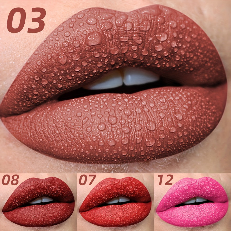 Women Long Lasting Waterproof Lip Gloss Lip Oil Lipstick Moisturizing