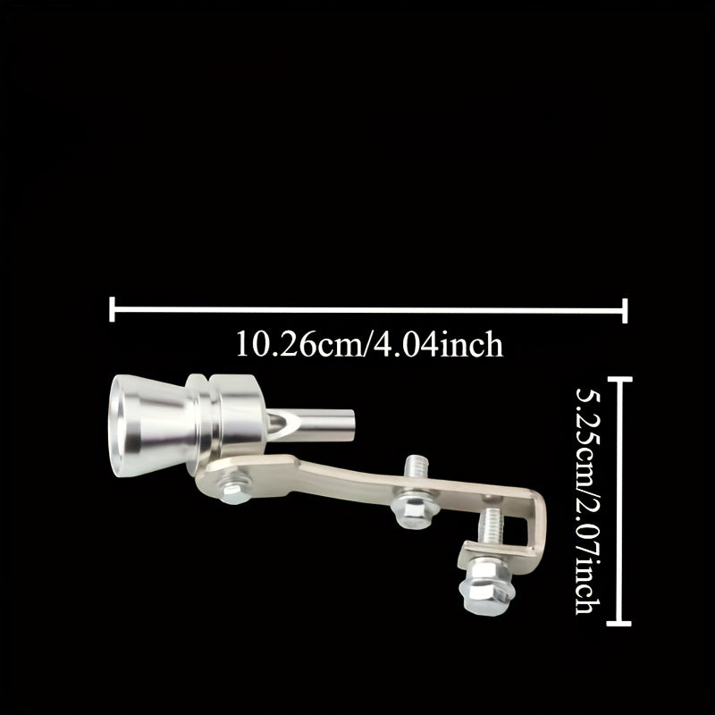 Universal Aluminum Alloy Turbo Whistle Exhaust Pipe Sound Amplifier Car Motorcycle